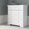 Chateaux White 5 Drawer Chest -Bedding Specialty Store 2 3 chest originalnew