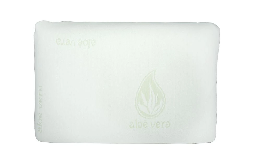 Aloe Vera Memory Foam Pillow, Standard Pillow Size 4 Aloe Vera Memory Foam Pillow, Standard Pillow Size - Image 2