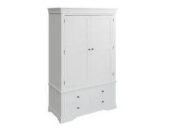 Anna White 2 Door 4 Drawer Wardrobe -Bedding Specialty Store anna 2door4drw side new