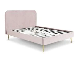 Elona Rosa Pink Velvet Upholstered King Size Bed Frame -Bedding Specialty Store arlana pink 3 4 c o originalnew 1