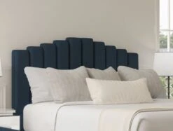 Quinn Floor Standing Upholstered Headboard -Bedding Specialty Store arran cyan headboard 33