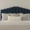 Quinn Strutted Upholstered Headboard -Bedding Specialty Store arran cyannew 33