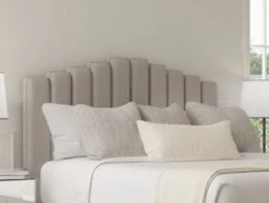 Quinn Floor Standing Upholstered Headboard -Bedding Specialty Store arran natural headboard 32