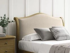 Lyon Arran Natural Upholstered Oak Bed Frame - LFE - Bed Frame Only -Bedding Specialty Store arran naturalnewhb 24