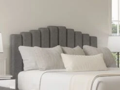 Quinn Floor Standing Upholstered Headboard -Bedding Specialty Store arran pebble headboard 31