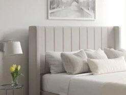 Aurelia Upholstered Floor Standing Headboard -Bedding Specialty Store aurella continental ottoman arran natural closednewhb 5