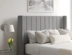 Aurelia Upholstered Floor Standing Headboard -Bedding Specialty Store aurella continental ottoman arran pebble closednewhb 6