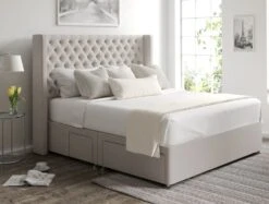Bella Classic 4 Drw Continental Base And Headboard Only -Bedding Specialty Store bella continental ottoman arran natural closednew