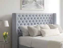 Bella Classic 4 Drw Continental Base And Headboard Only -Bedding Specialty Store bella continental ottoman gouache eau de nil closednewhb 1