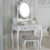 Brittany White/Grey Dressing Table -Bedding Specialty Store brittanydressingtable1cropped