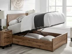 Brookes Wooden Ottoman Storage Bed -Bedding Specialty Store brookes ottoman open square new 2
