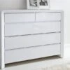 Ice High Gloss Chest - White -Bedding Specialty Store chest