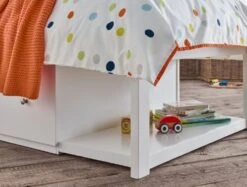 Maine White Wooden Storage Bed Frame Only -Bedding Specialty Store childrens bed detail originalnew 2