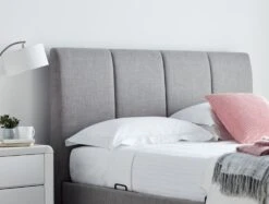 Copenhagen Upholstered Ottoman TV Bed - Mid Grey -Bedding Specialty Store copenhagen3 2