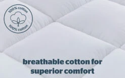 Silentnight Luxury Deep Sleep Ultimate Mattress Topper, King Size 11 Silentnight Luxury Deep Sleep Ultimate Mattress Topper, King Size -Bedding Specialty Store deep sleep ultimate topper cotton