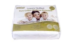 Dreameasy Luxury Pure Cotton Mattress Protector, Superking