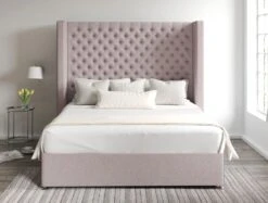 Emma Classic 4 Drw Continental Base And Headboard Only -Bedding Specialty Store emma continental ottoman gouache raspberry frontnew 1