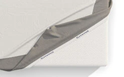 Emma Mattress Protector, Superking 9 Emma Mattress Protector, Superking -Bedding Specialty Store emma mattress protector half on top view