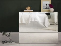 Linea 3 Drawer Mirror Chest