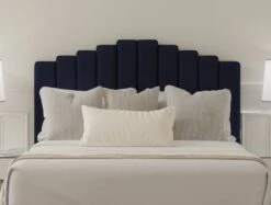 Quinn Strutted Upholstered Headboard -Bedding Specialty Store gatsby indigonew 35
