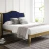 Lyon Hugo Royal Upholstered Oak Bed Frame - LFE - Bed Frame Only -Bedding Specialty Store gatsby indigonew 38