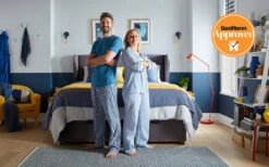 Silentnight Mirapocket 1000 Geltex Pillow Top Limited Edition Mattress, Superking -Bedding Specialty Store geltex models lifestyle dressed front