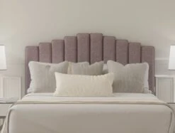 Quinn Strutted Upholstered Headboard -Bedding Specialty Store gouache raspberrynew 36