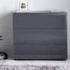 Linea 3 Drawer Grey Chest -Bedding Specialty Store grey drawers front on original.new