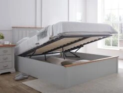 Verona Grey Ottoman Bed Frame
