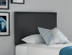 Deluxe Square Grey Upholstered Headboard