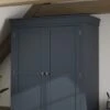 Harley Midnight Grey 2 Door 4 Drawer Wardrobe -Bedding Specialty Store harley 2door4drw hb