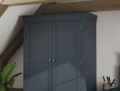 Harley Midnight Grey 2 Door 4 Drawer Wardrobe