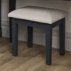 Harley Midnight Grey Dressing Table Stool -Bedding Specialty Store harley stool