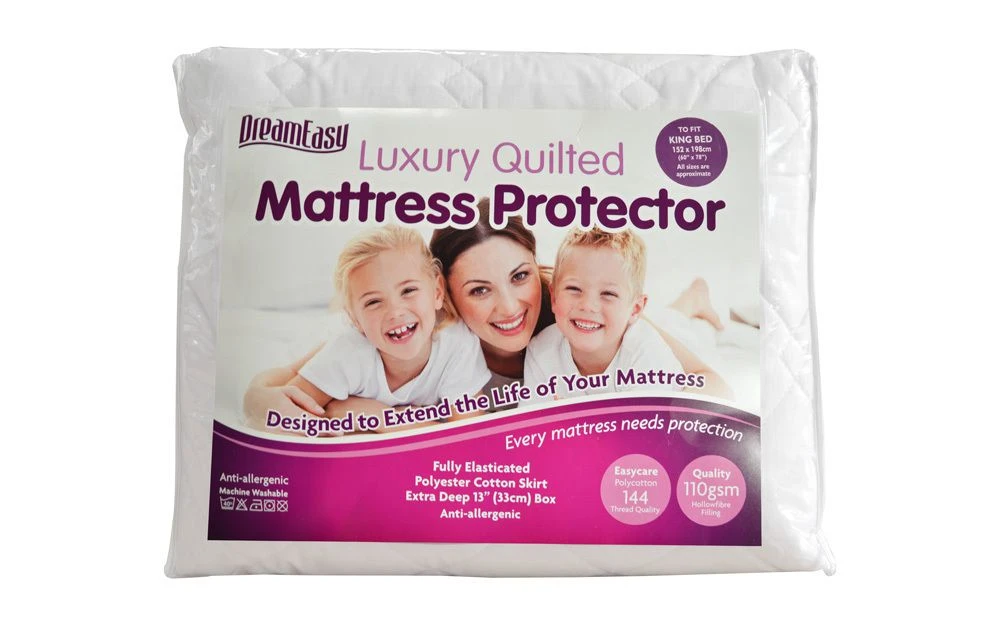 Harwoods Quilted Anti Allergenic Mattress Protector, Superking 3 Harwoods Quilted Anti Allergenic Mattress Protector, Superking