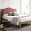 Lyon Hugo Clover Upholstered Oak Bed Frame - LFE - Bed Frame Only -Bedding Specialty Store hugo clovernew 3
