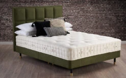 Hypnos Banbury Cotton Comfort Mattress, Superking 14 Hypnos Banbury Cotton Comfort Mattress, Superking -Bedding Specialty Store hypnos banbury lifestyle green side semidressed