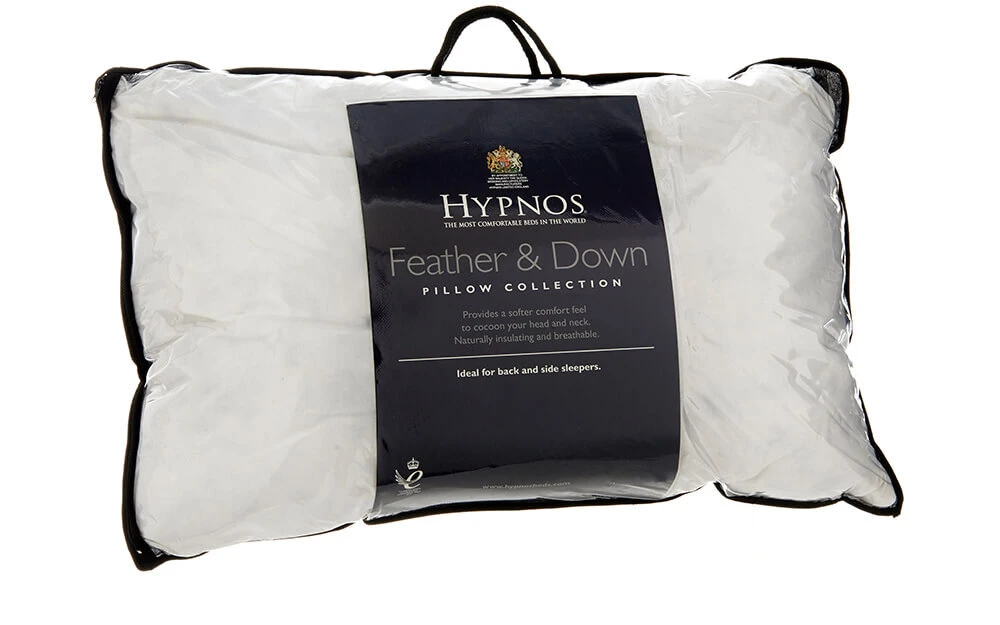 Hypnos Feather And Down Pillow, Standard Pillow Size 3 Hypnos Feather And Down Pillow, Standard Pillow Size