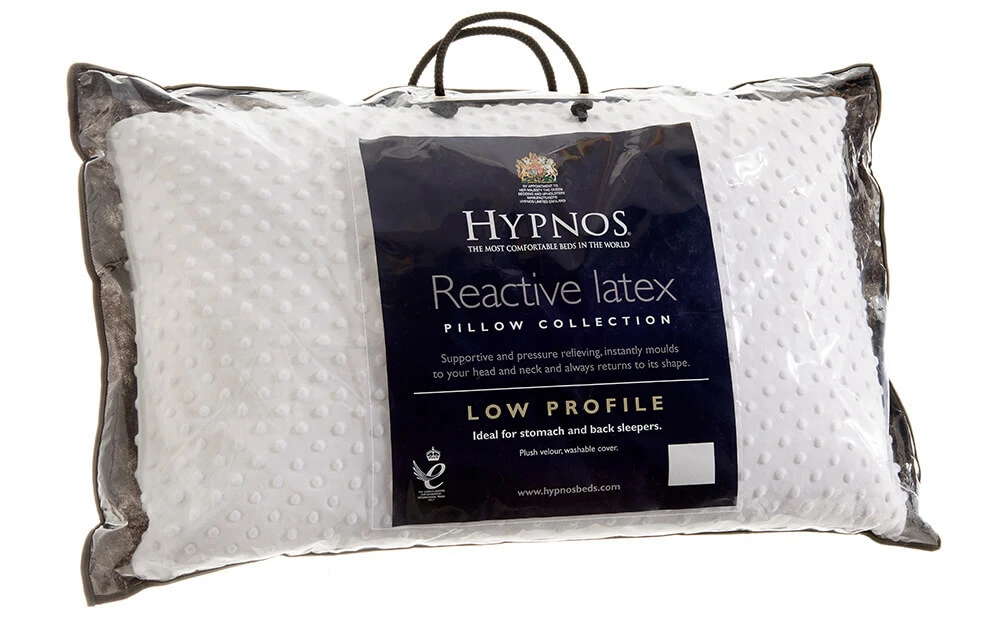 Hypnos Low Profile Latex Pillow, Standard Pillow Size 3 Hypnos Low Profile Latex Pillow, Standard Pillow Size