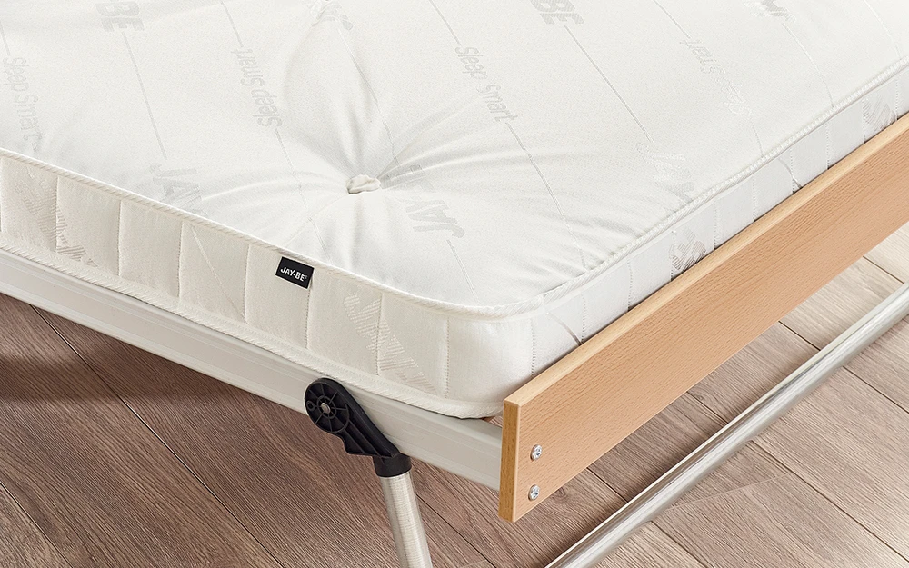 Jay-Be J-Bed Folding Bed With Anti-Allergy Micro E-Pocket Sprung Mattress, Small Double 4 Jay-Be J-Bed Folding Bed With Anti-Allergy Micro E-Pocket Sprung Mattress, Small Double - Image 2