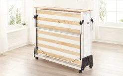 Jay-Be J-Bed Folding Bed With Anti-Allergy Micro E-Pocket Sprung Mattress, Small Double 12 Jay-Be J-Bed Folding Bed With Anti-Allergy Micro E-Pocket Sprung Mattress, Small Double -Bedding Specialty Store j bed micro e pocket small double folded
