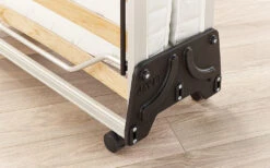 Jay-Be J-Bed Folding Bed With Anti-Allergy Micro E-Pocket Sprung Mattress, Small Double 14 Jay-Be J-Bed Folding Bed With Anti-Allergy Micro E-Pocket Sprung Mattress, Small Double -Bedding Specialty Store j bed micro e pocket small double logo close up