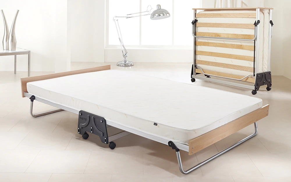 Jay-Be J-Bed Folding Bed With Performance E-Fibre Mattress, Contract Small Double 3 Jay-Be J-Bed Folding Bed With Performance E-Fibre Mattress, Contract Small Double