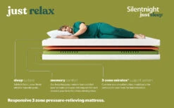 Silentnight Just Relax 3 Zone Foam Mattress, King Size 15 Silentnight Just Relax 3 Zone Foam Mattress, King Size -Bedding Specialty Store just realx full bisection