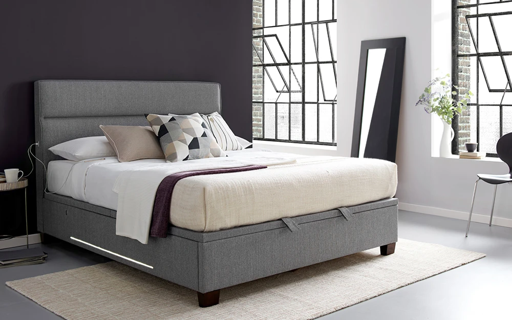Novo Chico LED Ottoman Bed Frame, King Size 3 Novo Chico LED Ottoman Bed Frame, King Size