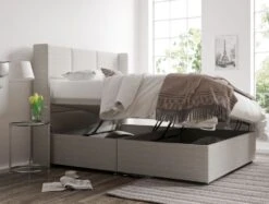 Jane Upholstered Ottoman Base & Headboard Only -Bedding Specialty Store linea fognew 1