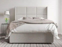 Jane Upholstered Ottoman Base & Headboard Only -Bedding Specialty Store linea fognew