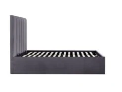 Linea Grey Upholstered Ottoman Bed Frame Only -Bedding Specialty Store linea grey cutout side 1