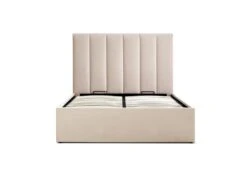 Linea Stone Upholstered Ottoman Bed Frame Only -Bedding Specialty Store linea stone cutout front 2