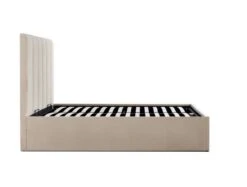 Linea Stone Upholstered Ottoman Bed Frame Only -Bedding Specialty Store linea stone cutout side 2