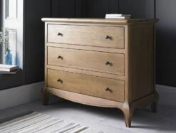 Loire Weathered Oak 3 Drawer Chest